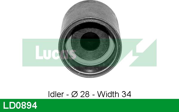 LUCAS LD0894 - Tensioner Pulley, timing belt autospares.lv