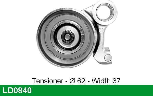 LUCAS LD0840 - Tensioner Pulley, timing belt autospares.lv