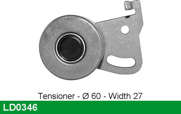 LUCAS LD0346 - Tensioner Pulley, timing belt autospares.lv