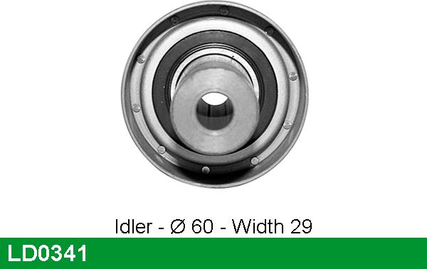 LUCAS LD0341 - Tensioner Pulley, timing belt autospares.lv