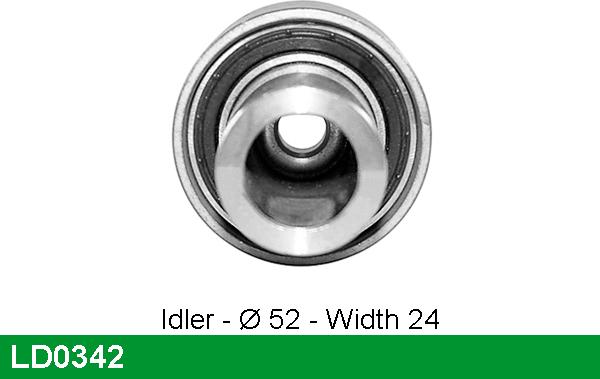 LUCAS LD0342 - Tensioner Pulley, timing belt autospares.lv