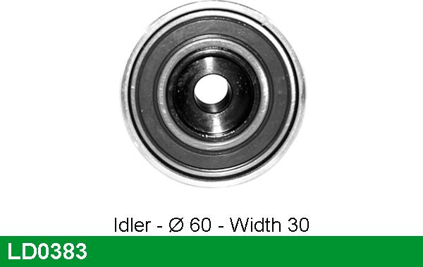 LUCAS LD0383 - Tensioner Pulley, timing belt autospares.lv