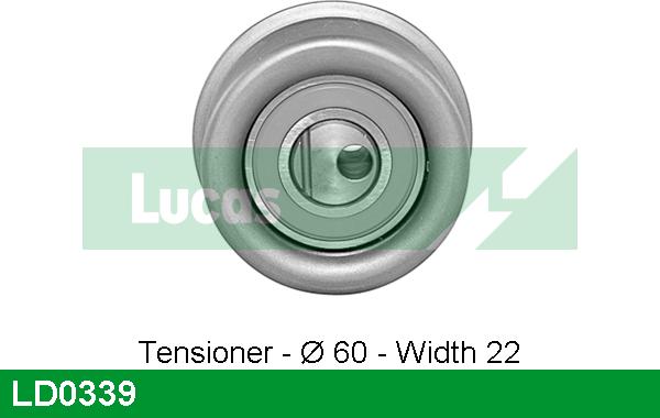 LUCAS LD0339 - Tensioner Pulley, timing belt autospares.lv