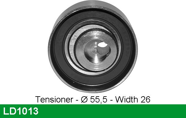 LUCAS LD1013 - Tensioner Pulley, timing belt autospares.lv