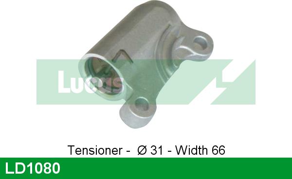 LUCAS LD1080 - Tensioner Pulley, timing belt autospares.lv