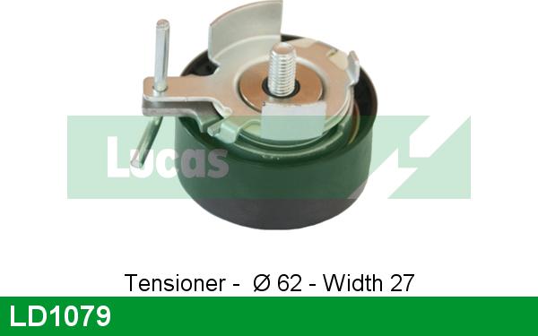 LUCAS LD1079 - Tensioner Pulley, timing belt autospares.lv