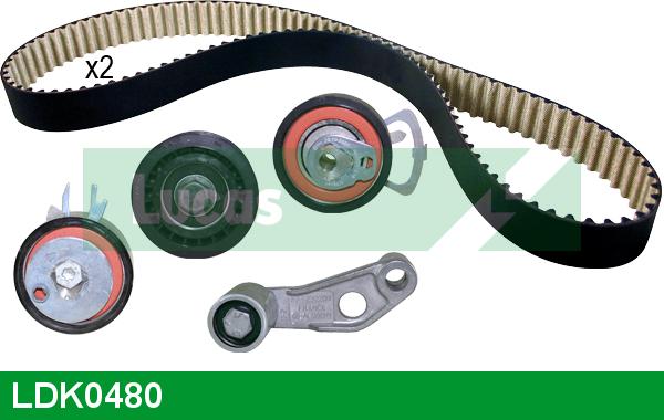 LUCAS LDK0480 - Timing Belt Set autospares.lv