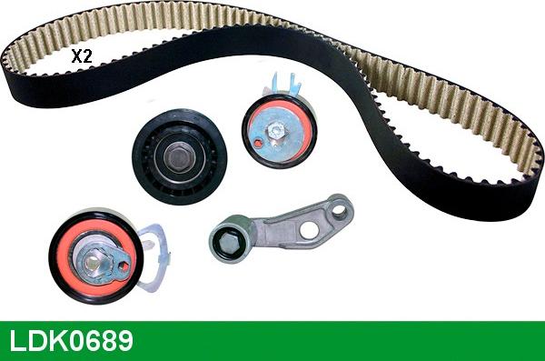 LUCAS LDK0689 - Timing Belt Set autospares.lv