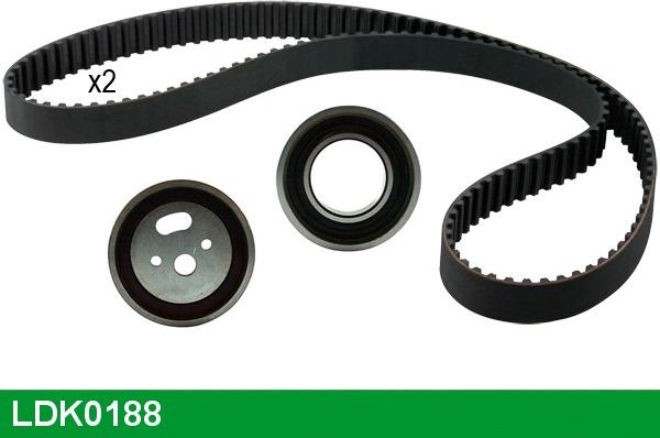 LUCAS LDK0188 - Timing Belt Set autospares.lv