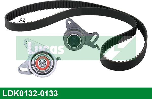 LUCAS LDK0132/0133 - Timing Belt Set autospares.lv