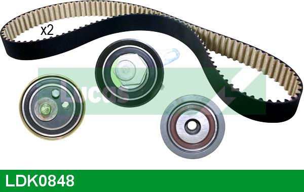 LUCAS LDK0848 - Timing Belt Set autospares.lv