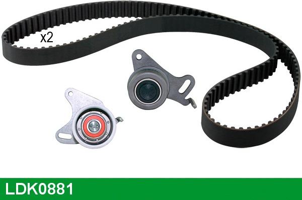 LUCAS LDK0881 - Timing Belt Set autospares.lv