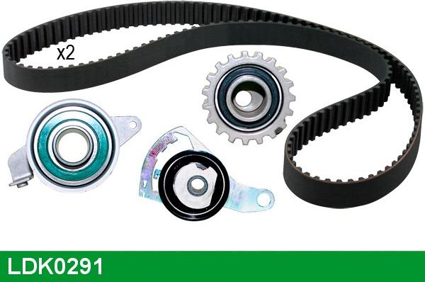 LUCAS LDK0291 - Timing Belt Set autospares.lv