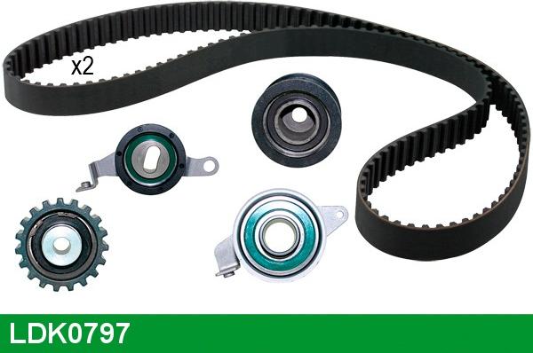 LUCAS LDK0797 - Timing Belt Set autospares.lv