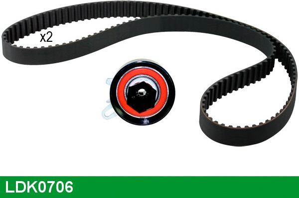 LUCAS LDK0706 - Timing Belt Set autospares.lv