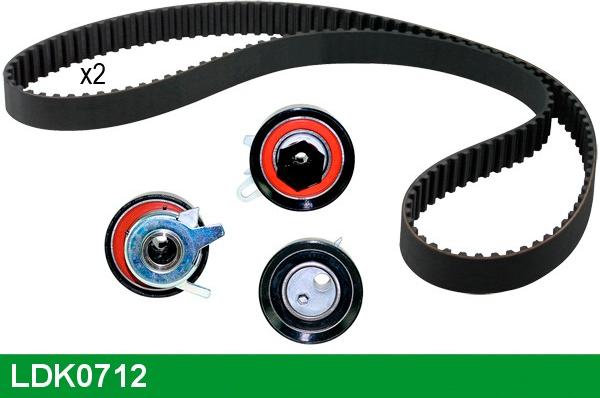 LUCAS LDK0712 - Timing Belt Set autospares.lv