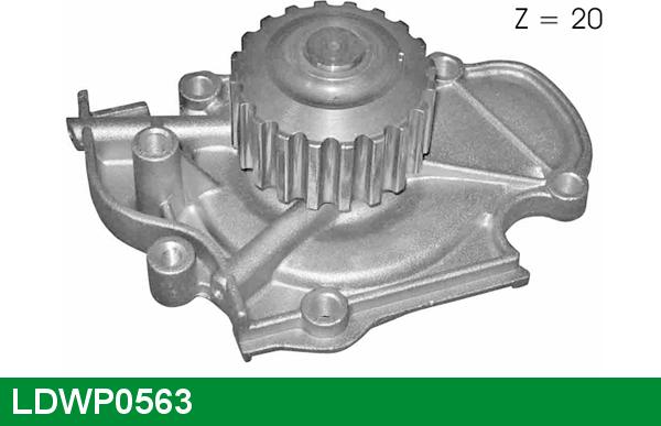 LUCAS LDWP0563 - Water Pump autospares.lv