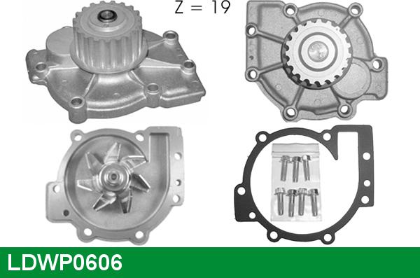 LUCAS LDWP0606 - Water Pump autospares.lv