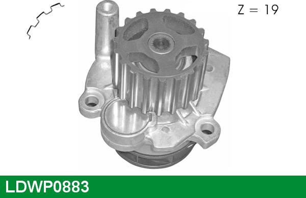 LUCAS LDWP0883 - Water Pump autospares.lv