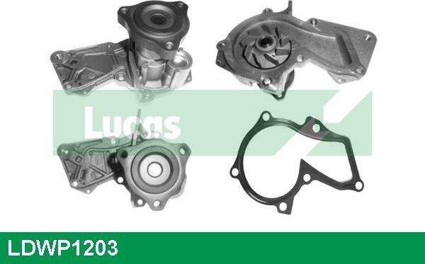 LUCAS LDWP1203 - Water Pump autospares.lv