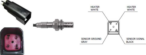 LUCAS LEB4045 - Lambda Sensor autospares.lv