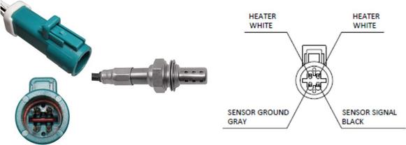 LUCAS LEB5093 - Lambda Sensor autospares.lv