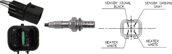 LUCAS LEB5225 - Lambda Sensor autospares.lv