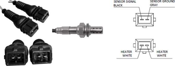 LUCAS LEB194 - Lambda Sensor autospares.lv