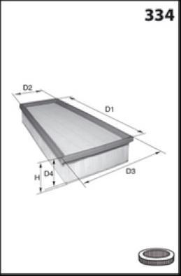 LUCAS LFAF598 - Air Filter, engine autospares.lv