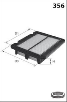 LUCAS LFAF174 - Air Filter, engine autospares.lv