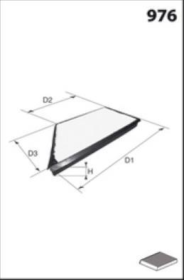 LUCAS LFCP103 - Filter, interior air autospares.lv