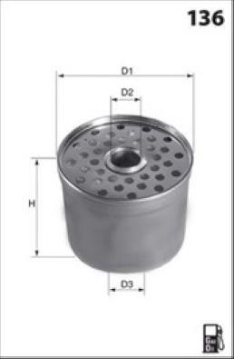 LUCAS LFDE103 - Fuel filter autospares.lv