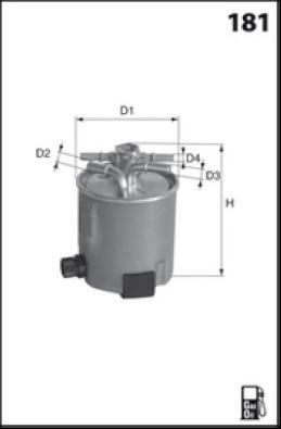 LUCAS LFDF167 - Fuel filter autospares.lv