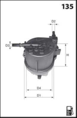 LUCAS LFDF116 - Fuel filter autospares.lv