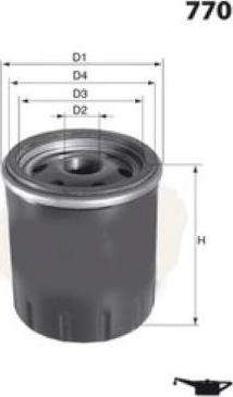 LUCAS LFOS146 - Oil Filter autospares.lv