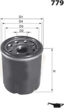 LUCAS LFOS134 - Oil Filter autospares.lv