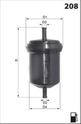 LUCAS LFPF012 - Fuel filter autospares.lv