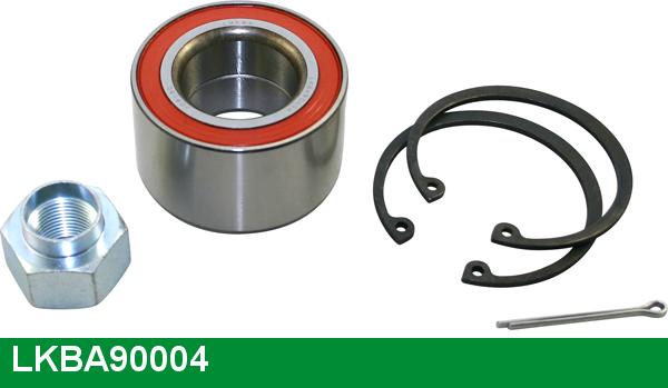 LUCAS LKBA90004 - Wheel hub, bearing Kit autospares.lv