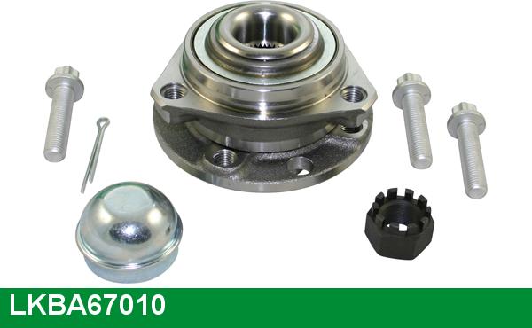 LUCAS LKBA67010 - Wheel hub, bearing Kit autospares.lv