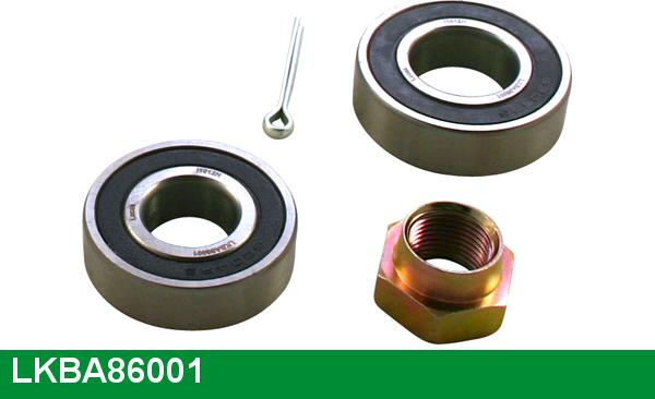 LUCAS LKBA86001 - Wheel hub, bearing Kit autospares.lv