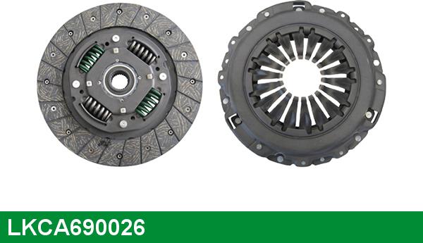 LUCAS LKCA690026 - Clutch Kit autospares.lv