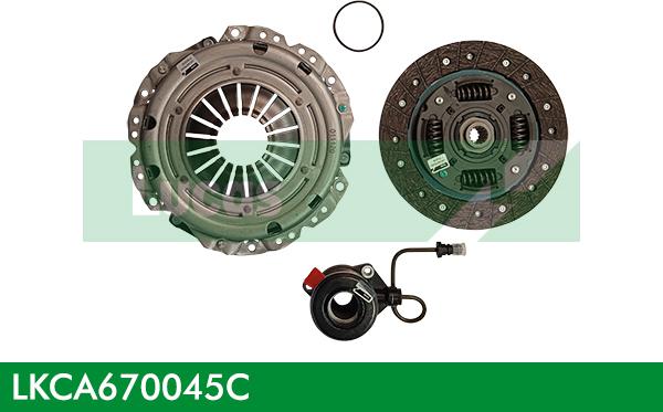 LUCAS LKCA670045C - Clutch Kit autospares.lv