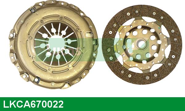 LUCAS LKCA670022 - Clutch Kit autospares.lv