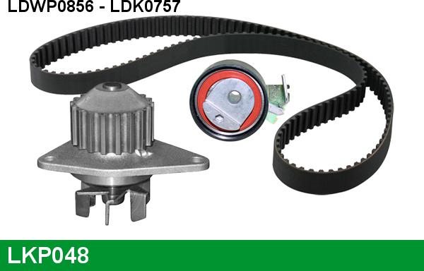 LUCAS LKP048 - Water Pump & Timing Belt Set autospares.lv