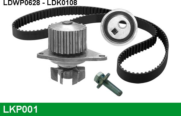 LUCAS LKP001 - Water Pump & Timing Belt Set autospares.lv