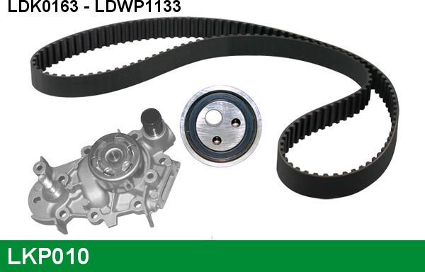 LUCAS LKP010 - Water Pump & Timing Belt Set autospares.lv