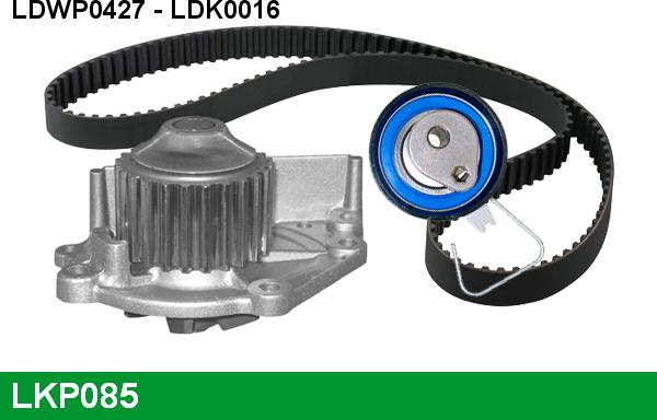 LUCAS LKP085 - Water Pump & Timing Belt Set autospares.lv