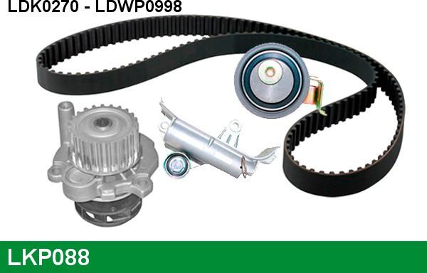 LUCAS LKP088 - Water Pump & Timing Belt Set autospares.lv