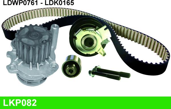 LUCAS LKP082 - Water Pump & Timing Belt Set autospares.lv