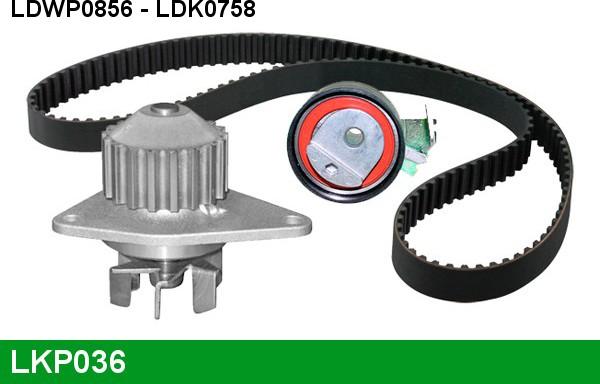 LUCAS LKP036 - Water Pump & Timing Belt Set autospares.lv